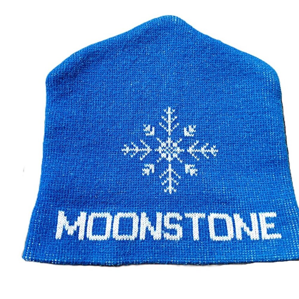 Vintage Mount St. Louis MOONSTONE Ski Hat Knitted Toque